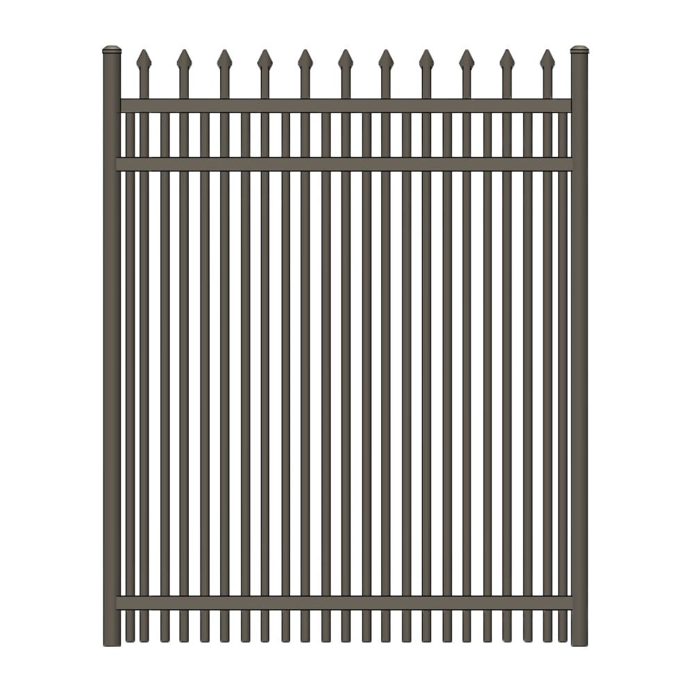 Parkway Walk Gate 4’ H x 4’ W Aluminum Maine Style - iDeal (Bronze) | All Security Equipment
