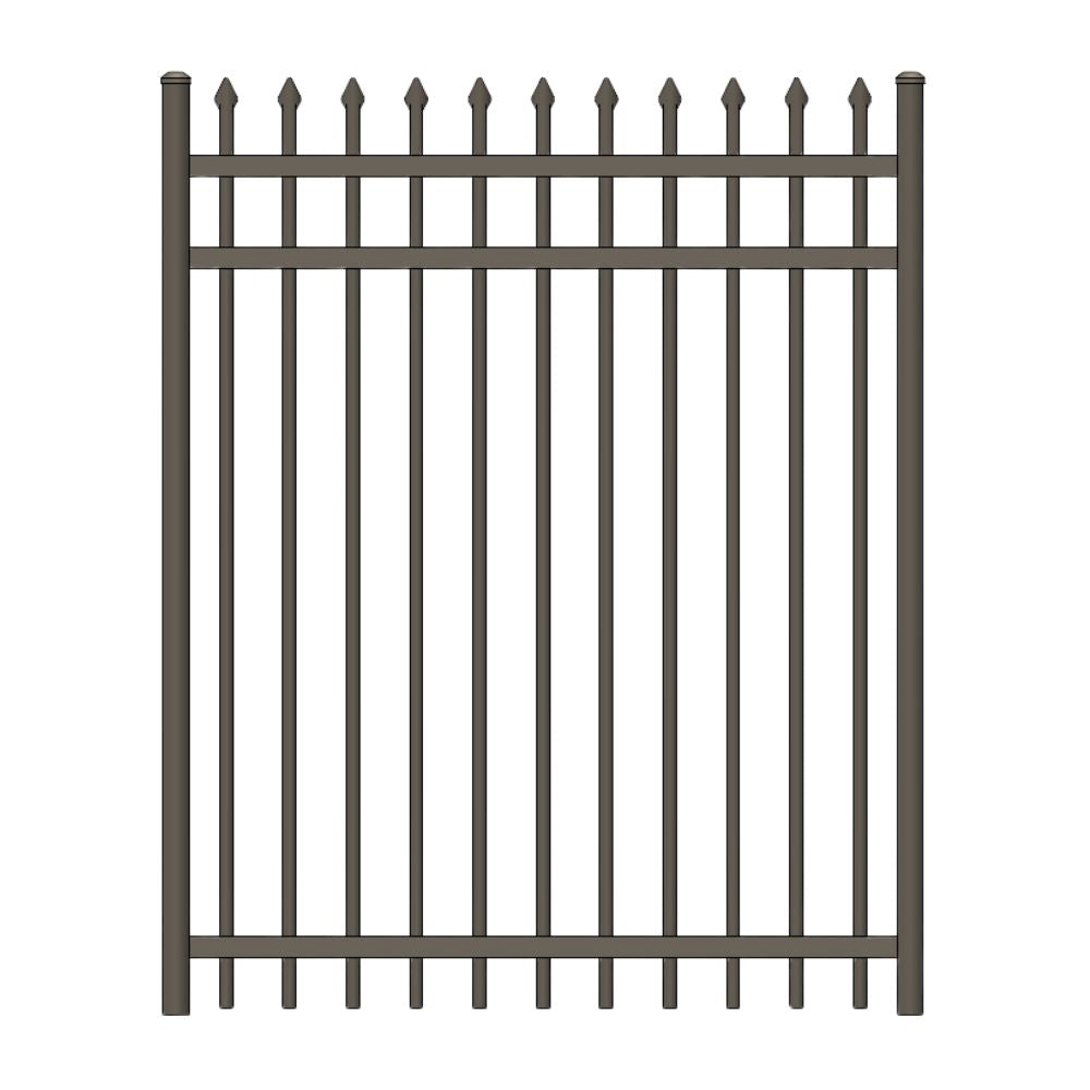 Parkway Walk Gate 4’ H x 3’ W Aluminum Maine Style - iDeal (Bronze) | All Security Equipment