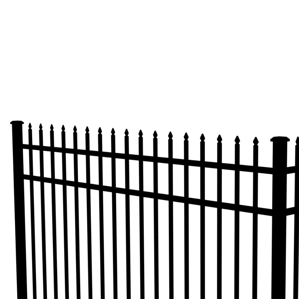 Commercial Fence 4’ H x 6’ W Aluminum Maine Style - iDeal