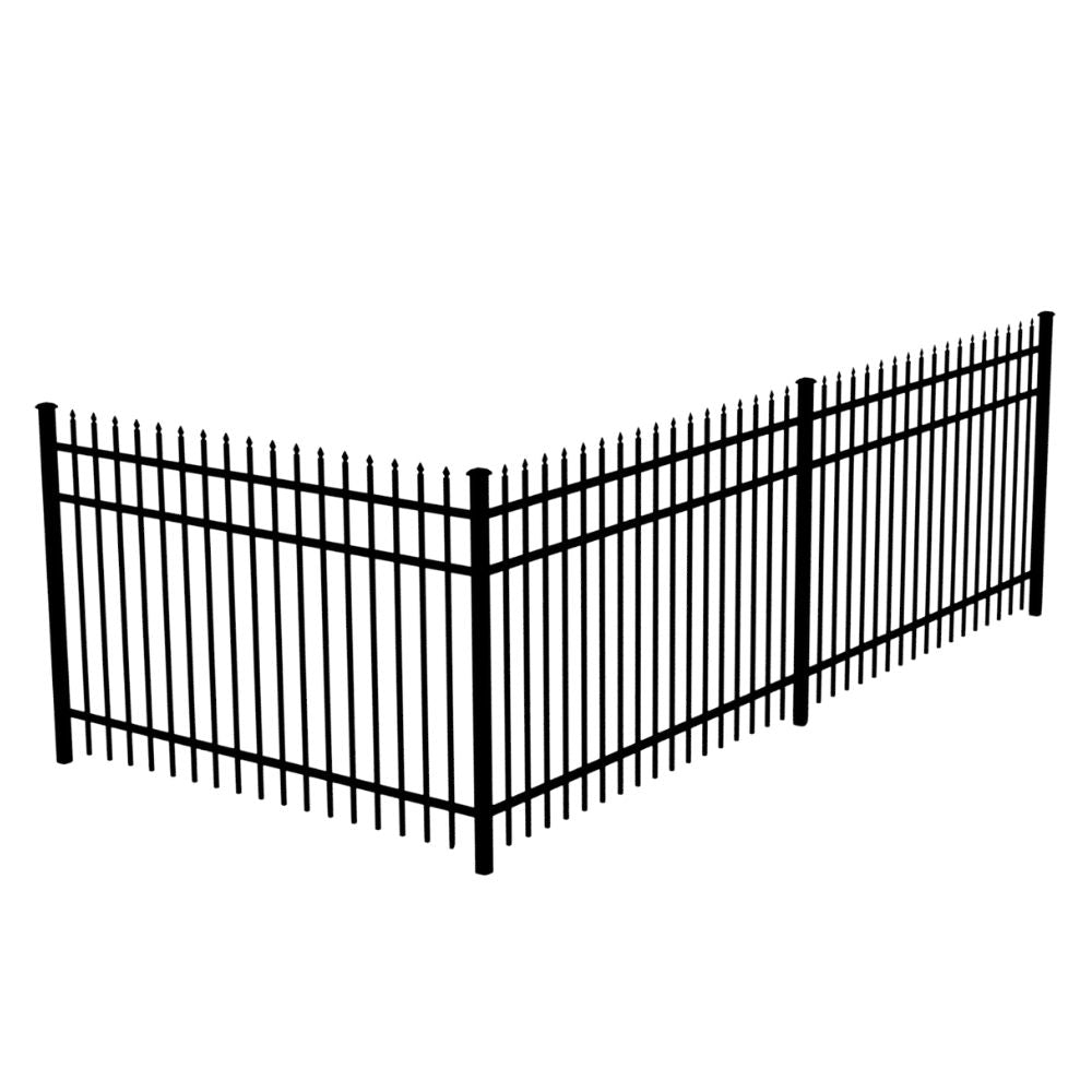 Commercial Fence 5’ H x 6’ W Aluminum Maine Style - iDeal