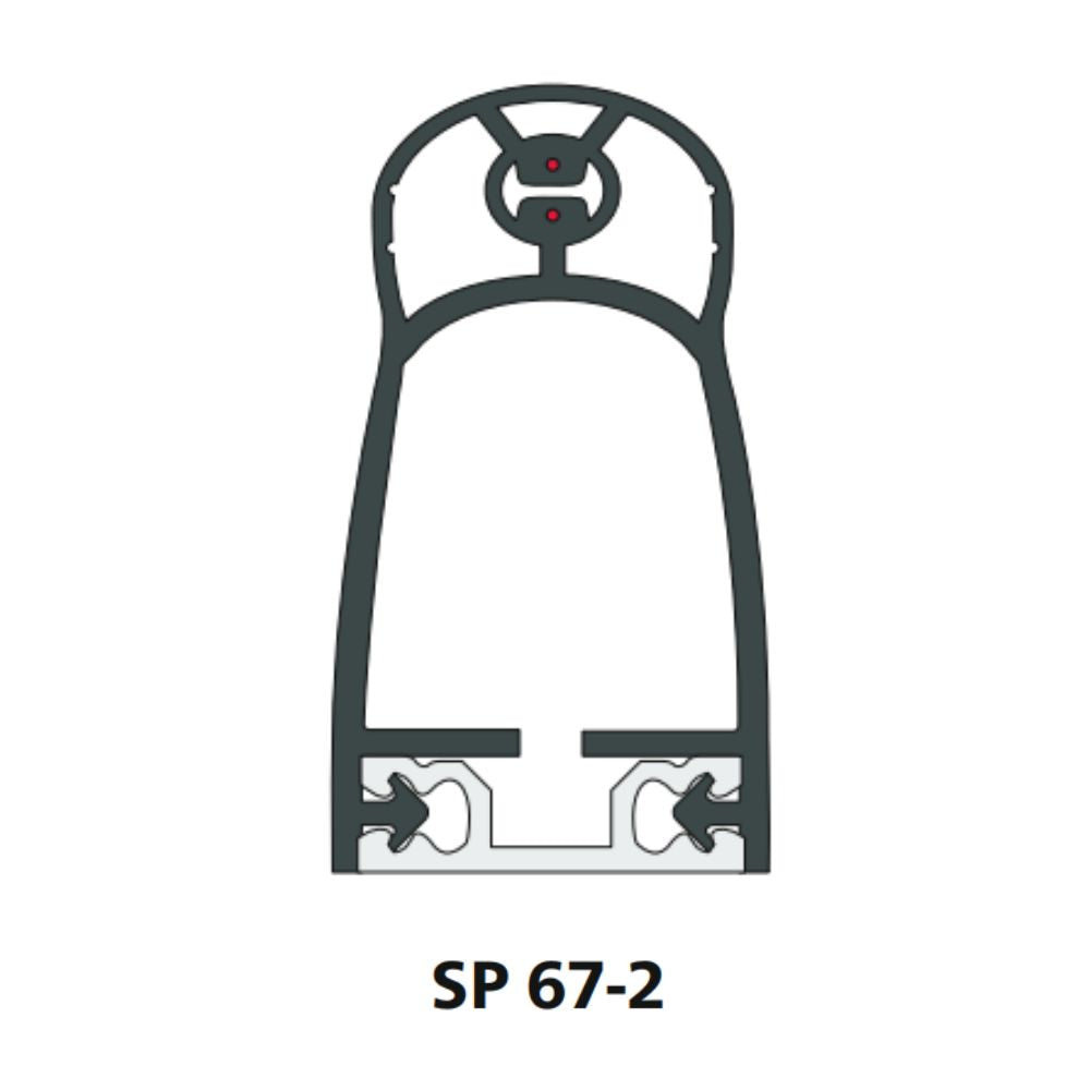 Mayser SP67-2 Sensor Profile Assembly Kit, 6.56' Length | All Security Equipment