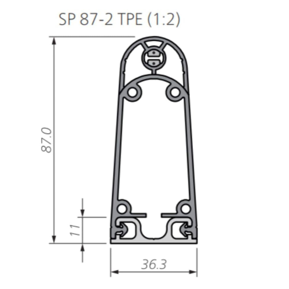 Mayser 7504123 SP87-2 DIY Safety Edge Assembly Kit (6.56' Length)