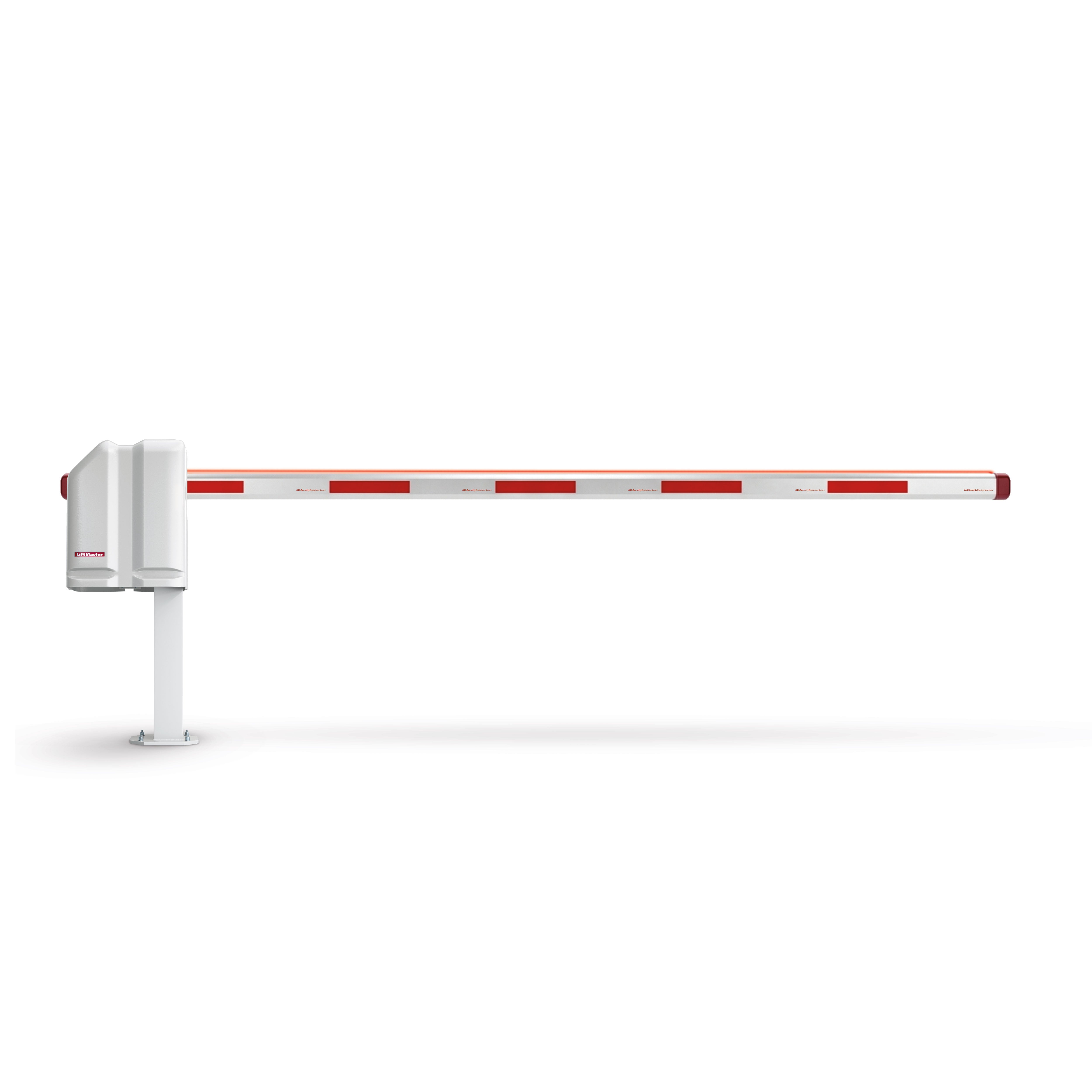 ASE TECHNA LED Lighted Barrier Gate Arm 11' Coverage (2-Piece Kit)
