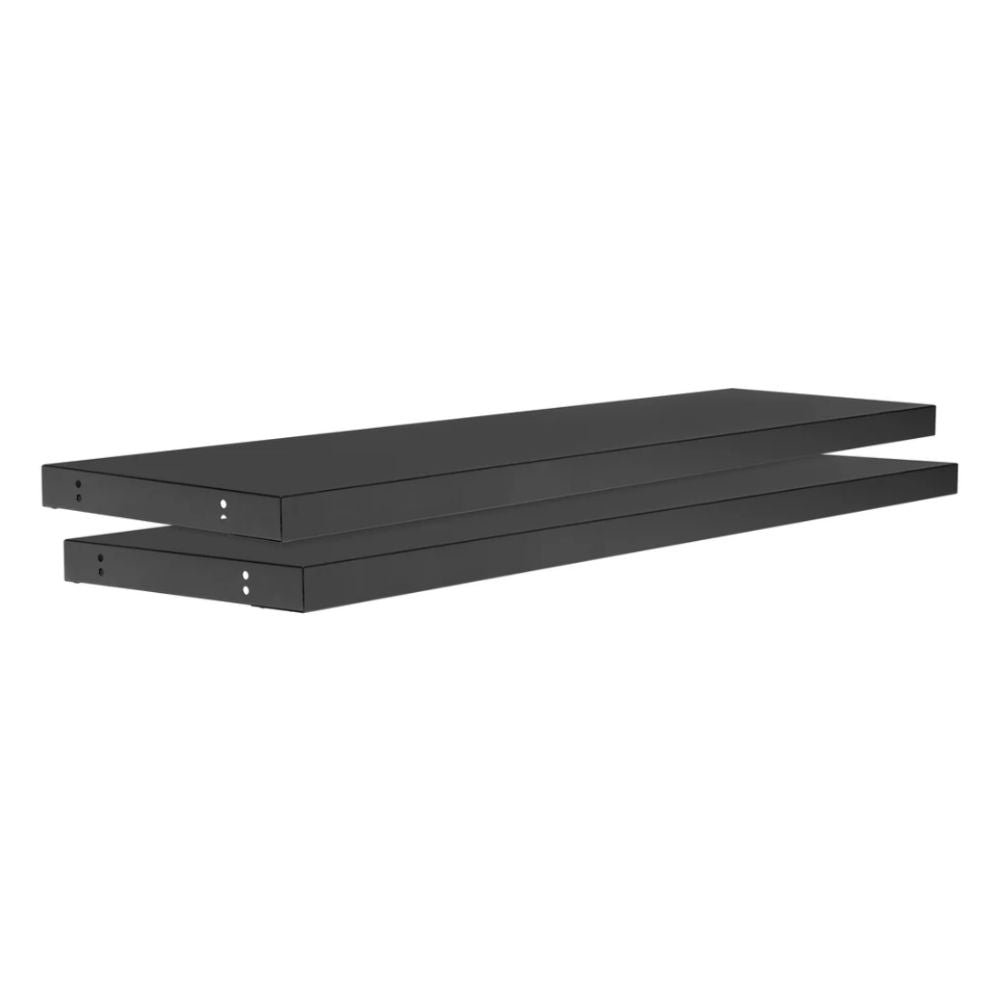 NewAge Bold 3.0 48" Display Wall Shelf Set (Pack of 2) Black 50390