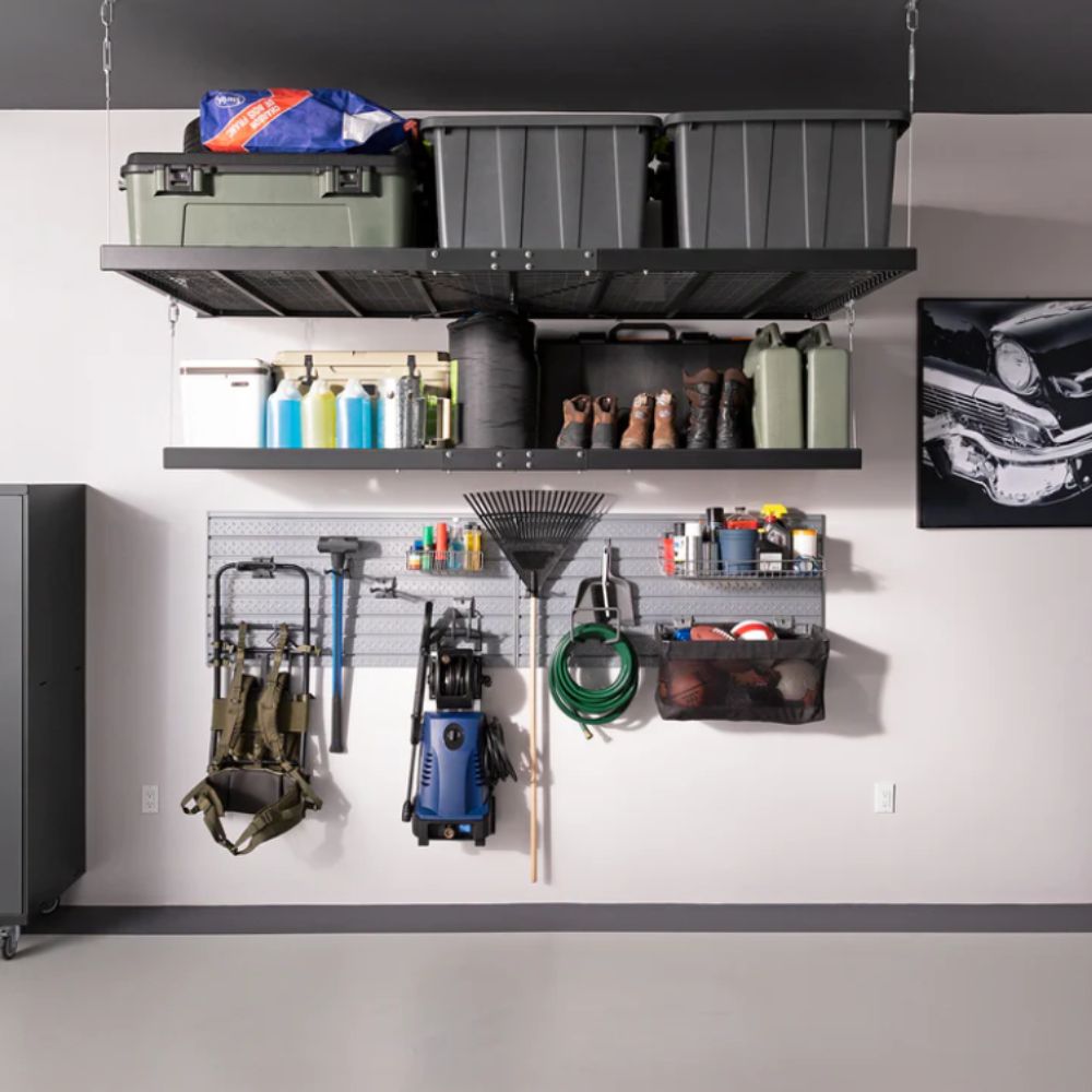 NewAge Products Pro Series Wall Mounted Steel Shelf Set