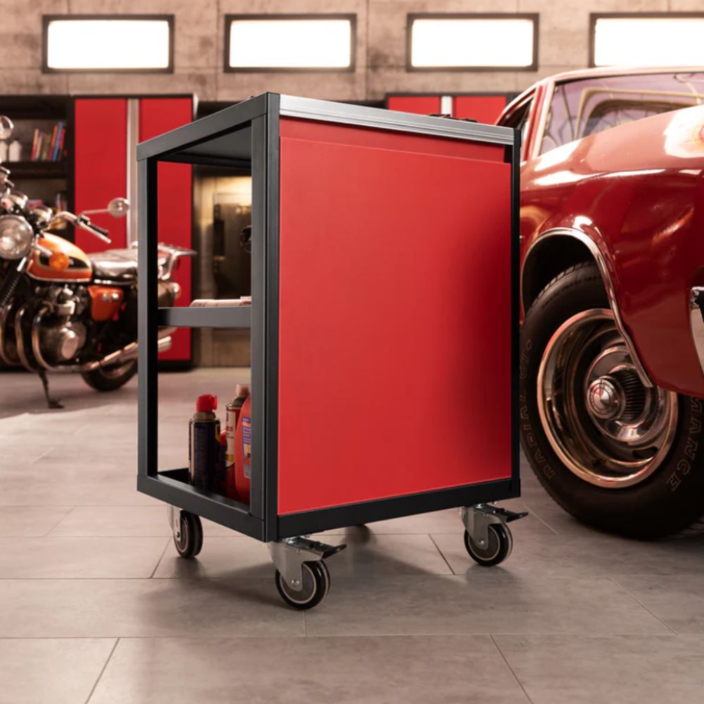 NewAge Pro Series 6 Piece Cabinet Set with Base, Locker & Utility Cart