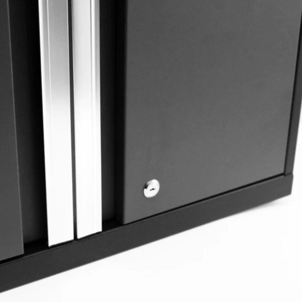 NewAge Pro Series 7 Piece Cabinet Set (Black Frame with Black Door)