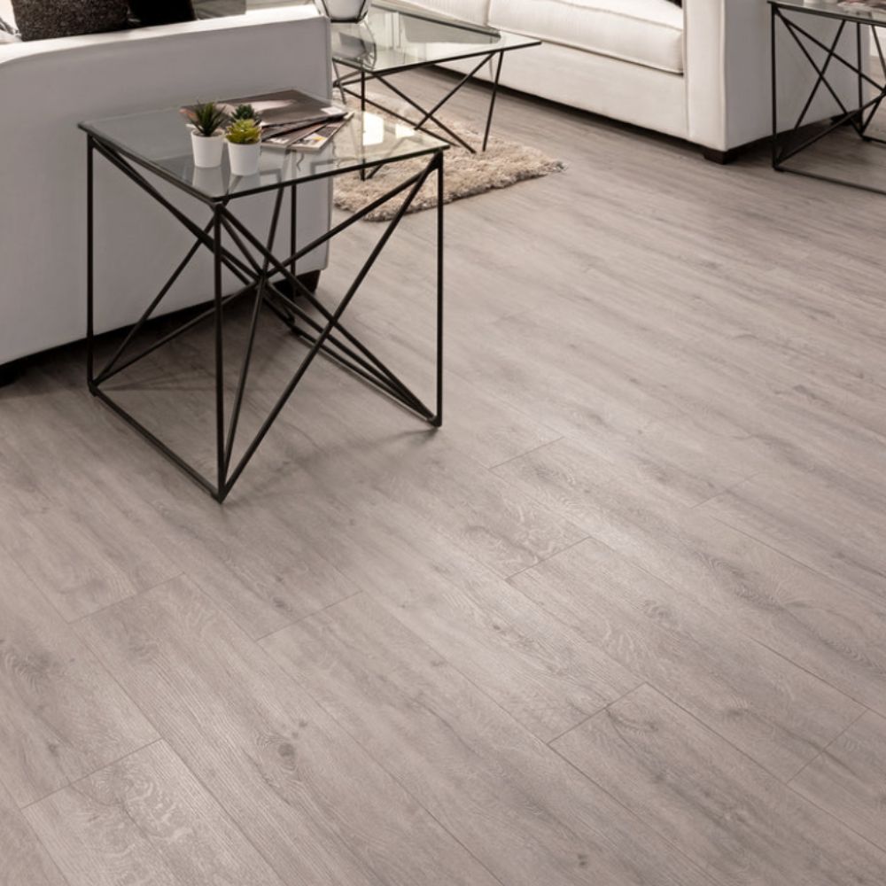 NewAge Products Luxury Vinyl Plank Flooring Gray Oak (5-pack) 12011