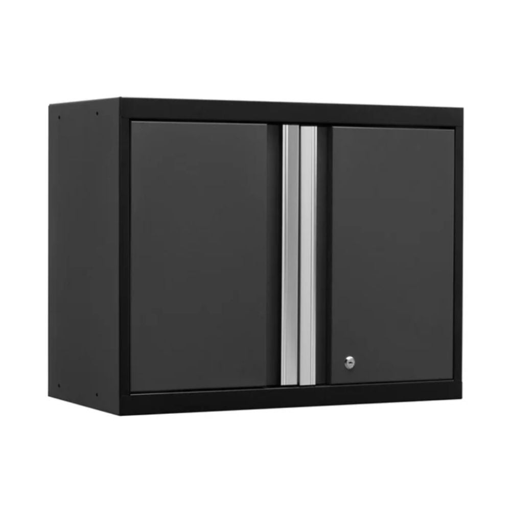 NewAge Products Pro Series Wall Cabinet - Black/Gray Door 52000