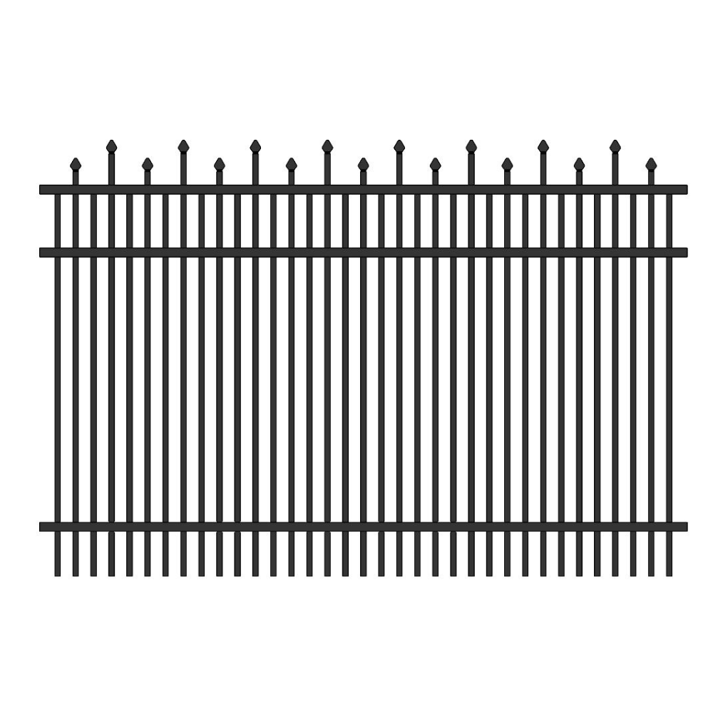 Parkway Fence 5’ H x 6’ W Aluminum California Style - iDeal