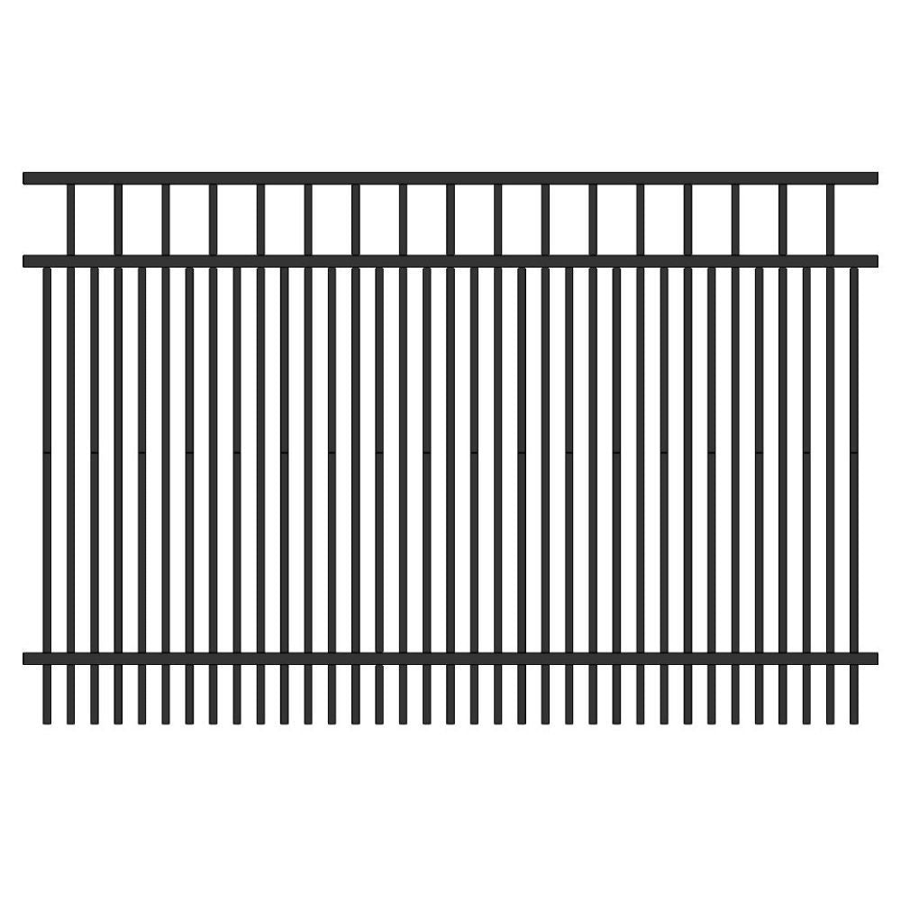 Parkway Fence 4’ H x 6’ W Aluminum Long Islander Style - iDeal