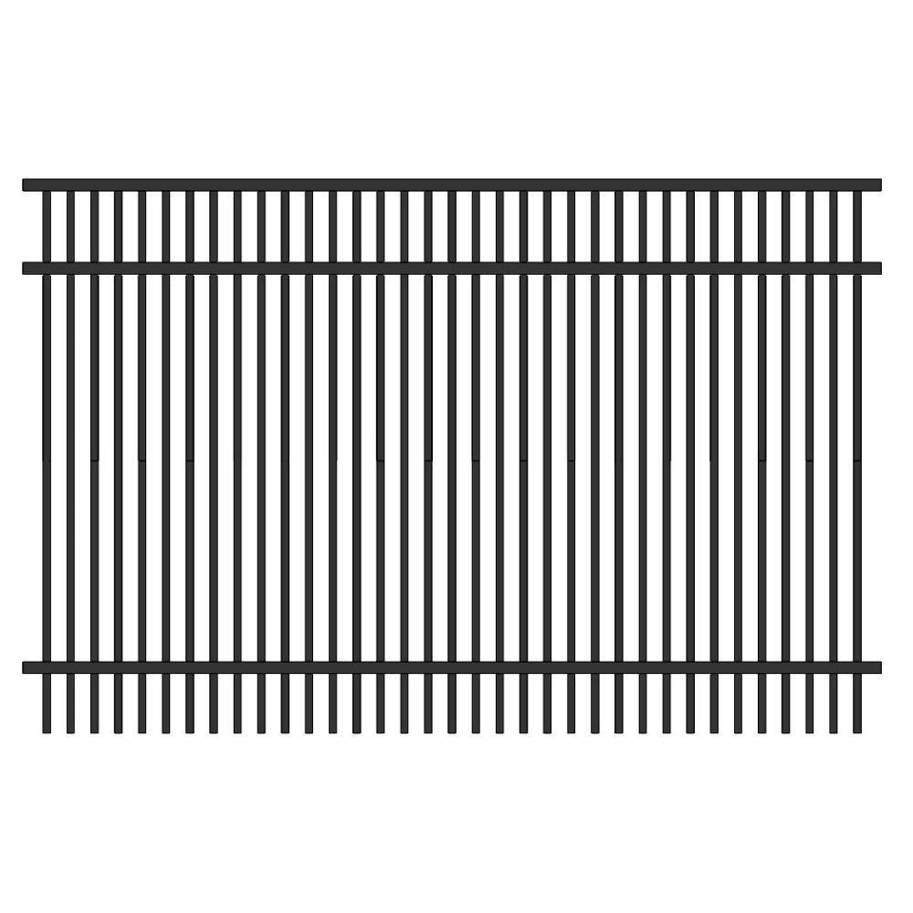 Parkway Fence 4’ H x 6’ W Aluminum Long Islander Style - iDeal