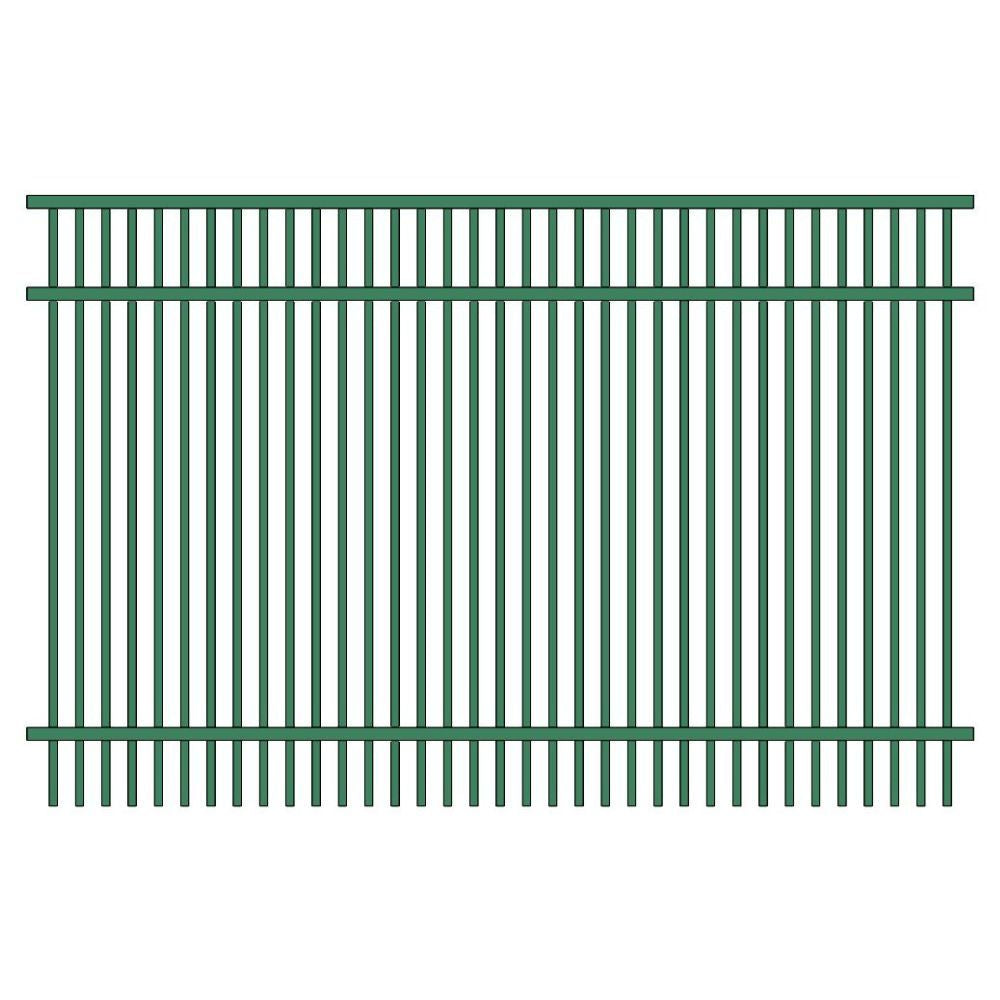 Parkway Fence 4’ H x 6’ W Aluminum Long Islander Style - iDeal