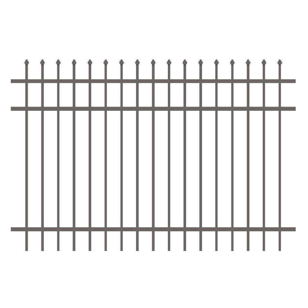 Parkway Fence 6’ H x 6’ W Aluminum Maine Style - iDeal