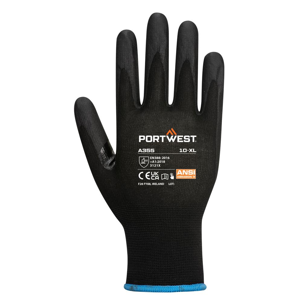 Portwest A355 - NPR15 Nitrile Foam Touchscreen Glove PK12