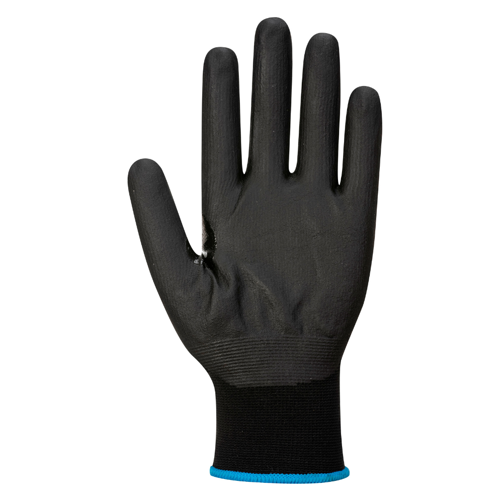 Portwest A355 - NPR15 Nitrile Foam Touchscreen Glove in Black (12 Pairs)