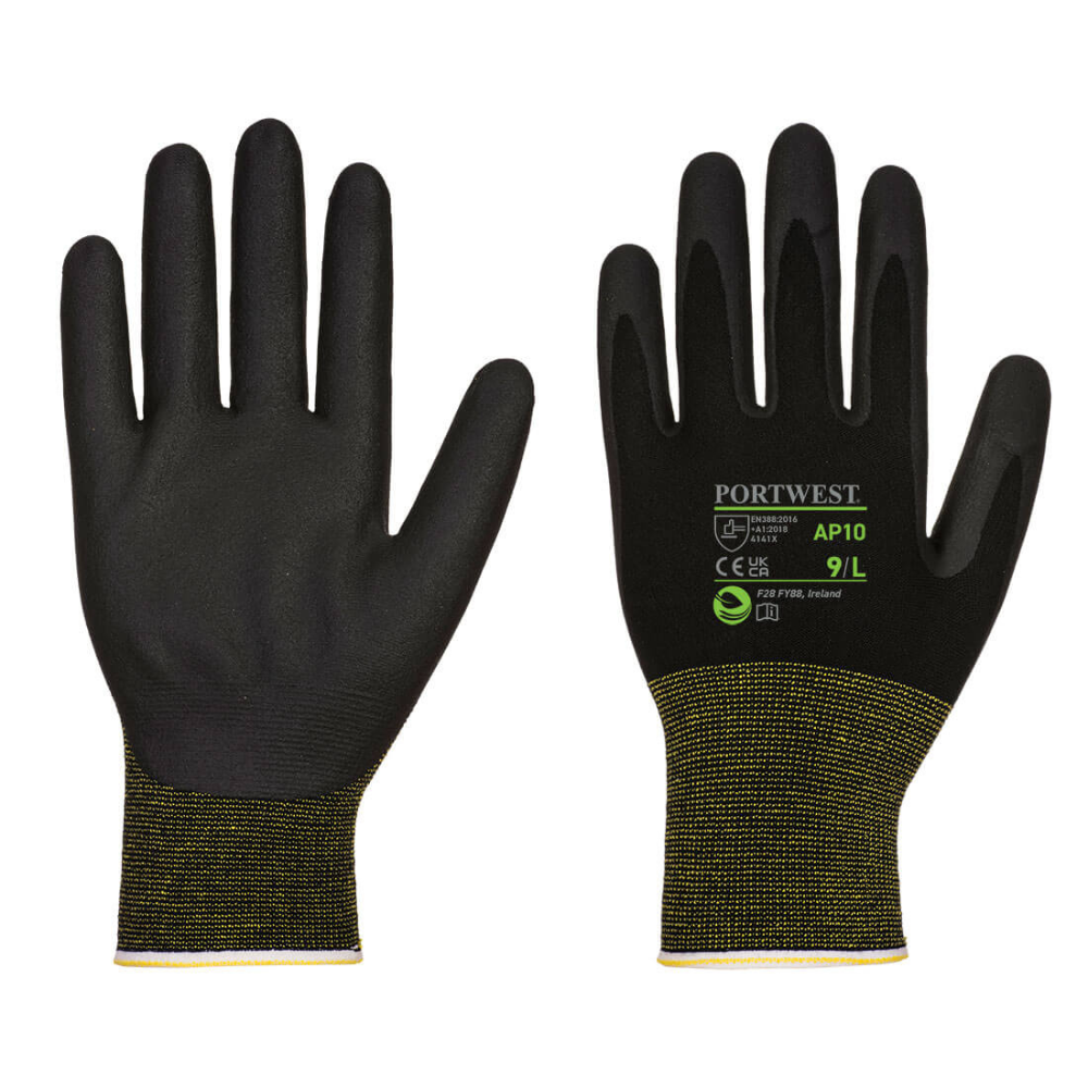 Portwest AP10 - NPR15 Foam Nitrile Bamboo Glove (12 Pairs)