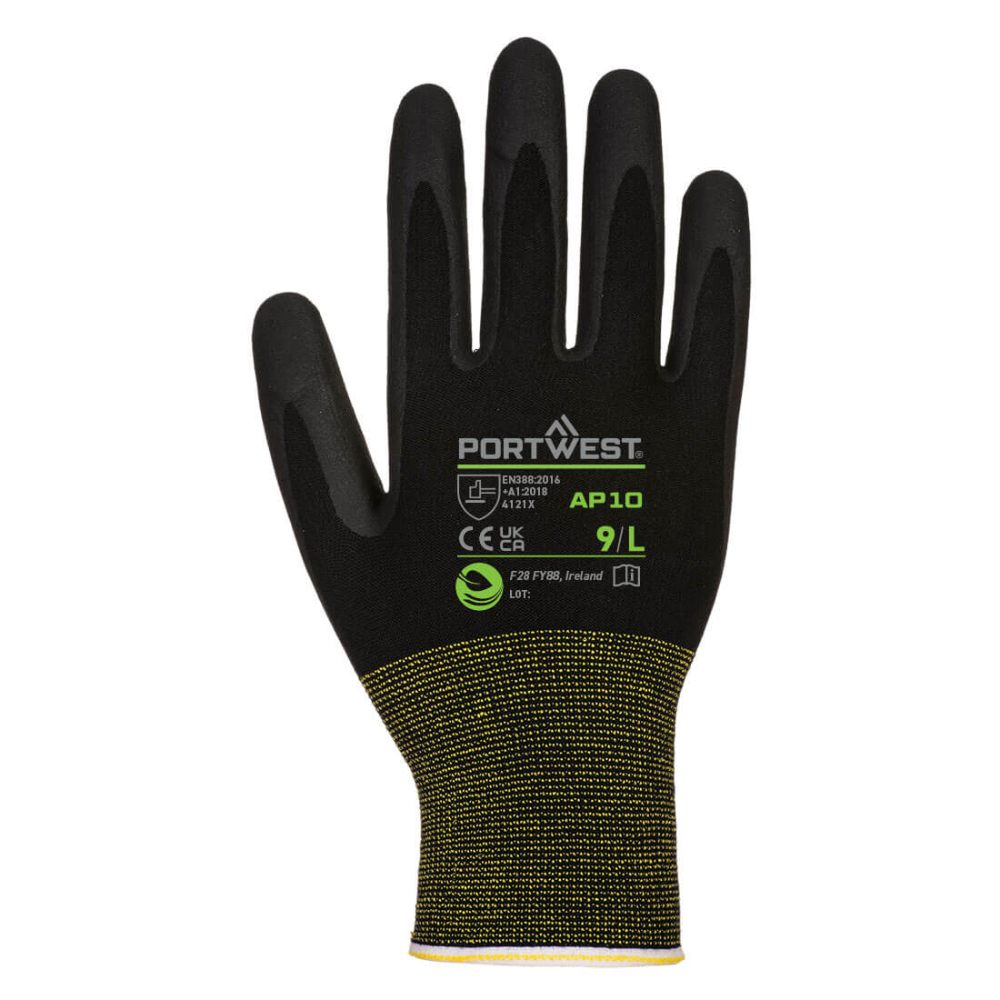 Portwest AP10 - NPR15 Foam Nitrile Bamboo Glove (12 Pairs)