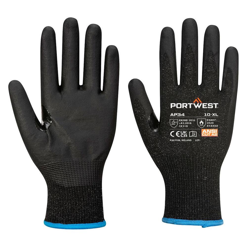 Portwest AP34 - LR15 Nitrile Foam Touchscreen Glove PK12