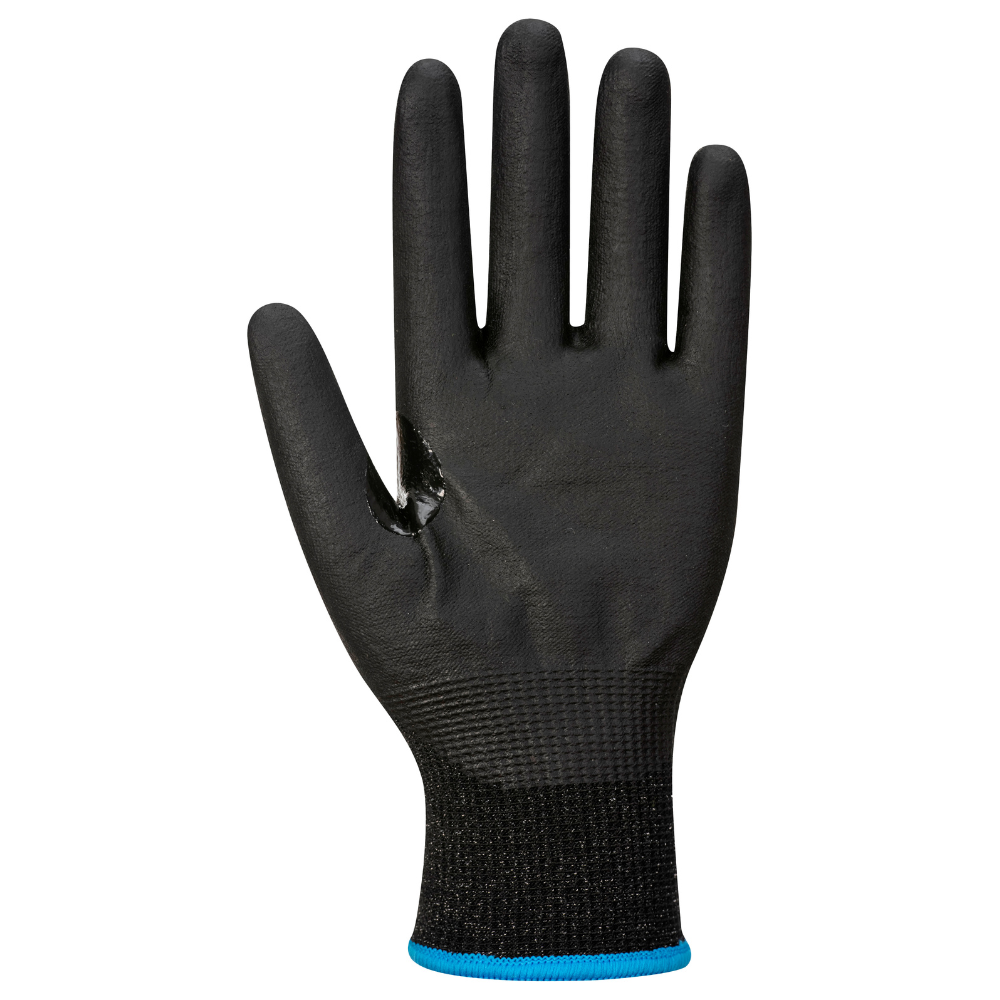 Portwest AP34 - LR15 Nitrile Foam Touchscreen Glove in Black (12 Pairs)