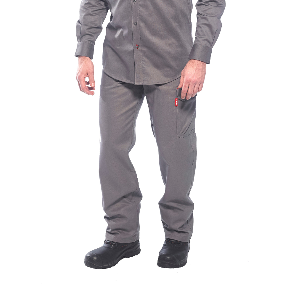 Portwest BZ31 - Bizweld FR Cargo Pants (Gray) | All Security Equipment