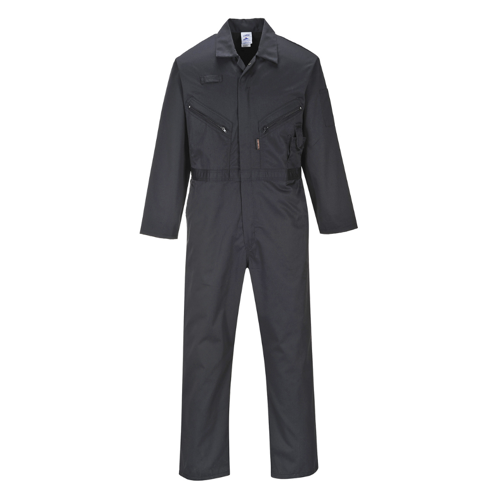 Portwest C813 - Liverpool Zipper Coverall (Black)