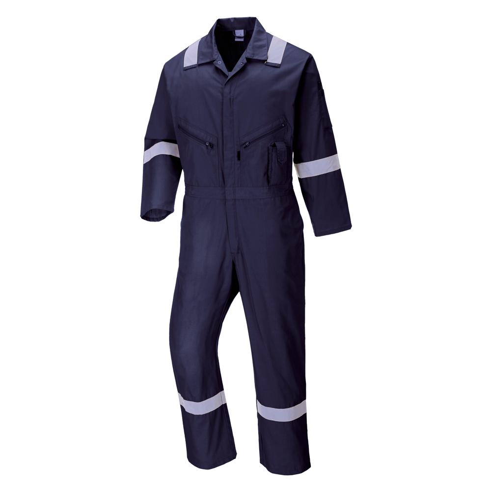 Portwest C814 - Iona Cotton Coverall (Navy) | All Security Equipment