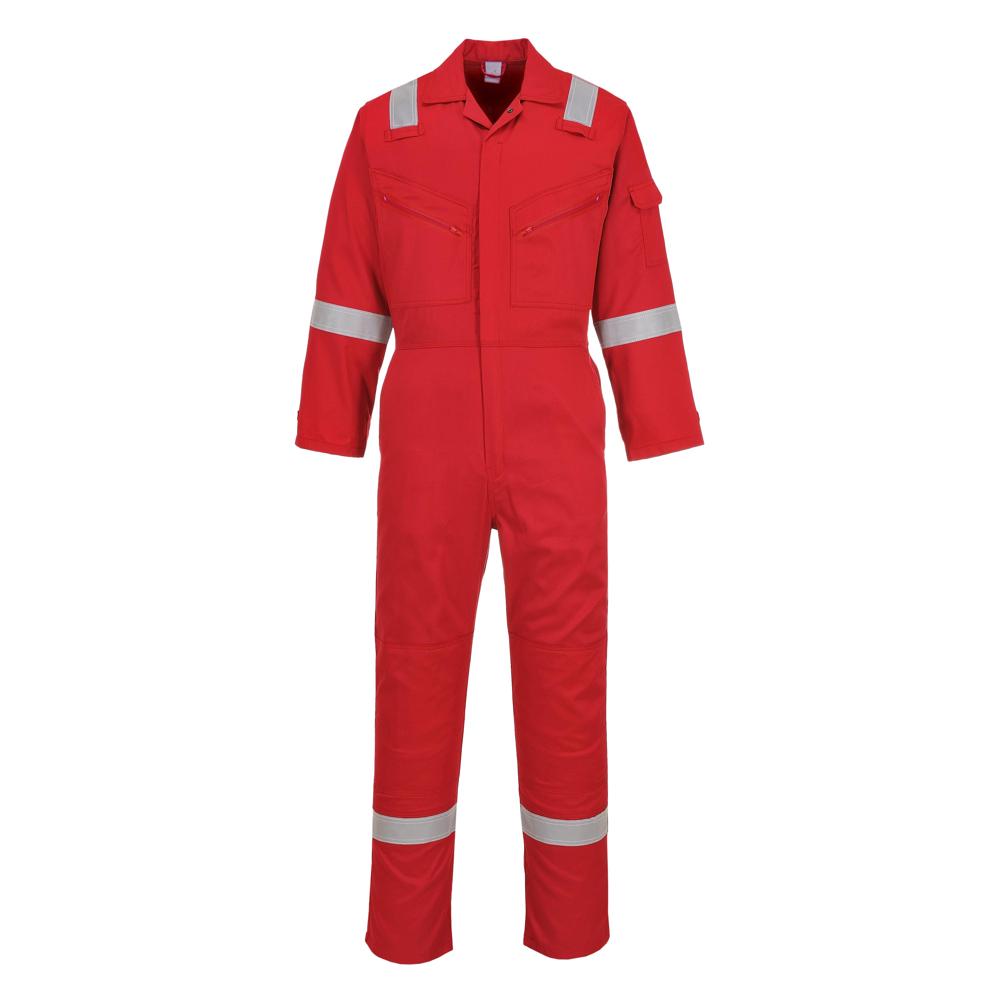 Portwest C814 - Iona Cotton Coverall (Red) | All Security Equipment