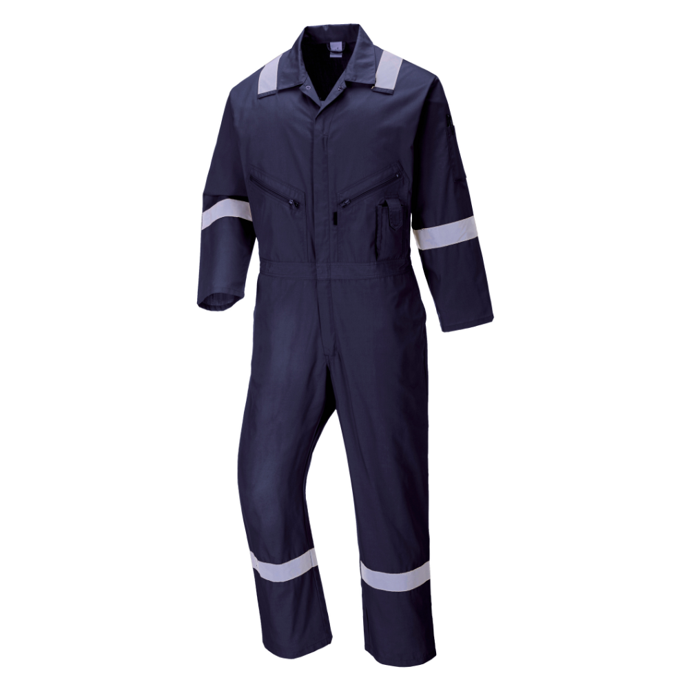 Portwest C814 - Iona Cotton Coverall (Navy Blue)