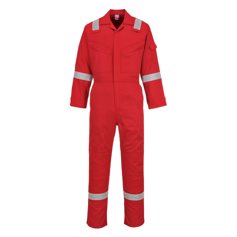 Portwest C814 - Iona Cotton Coverall (Red) | All Security Equipment