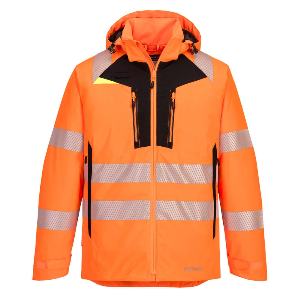 Portwest DX461 - DX4 Hi-Vis Winter Jacket (Orange/Black)