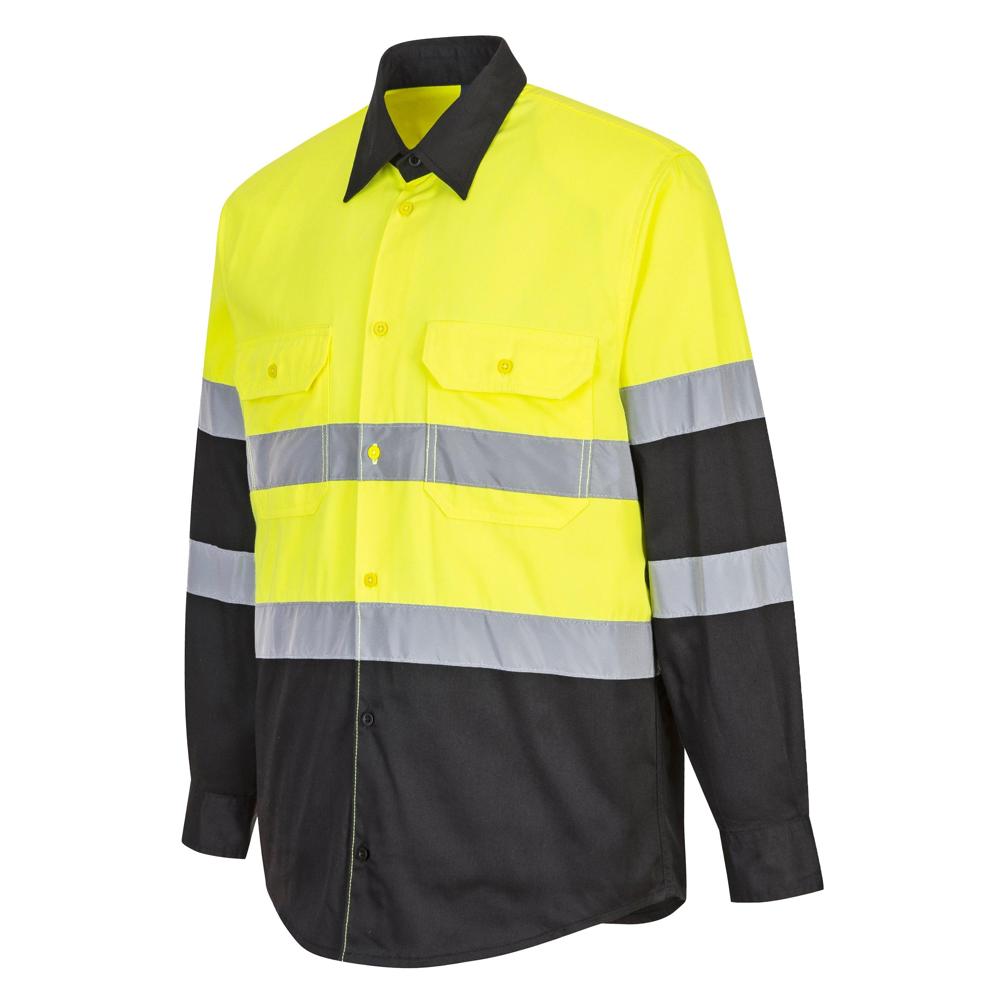 Portwest E066 - Two Tone ANSI Long Sleeve Work Shirt