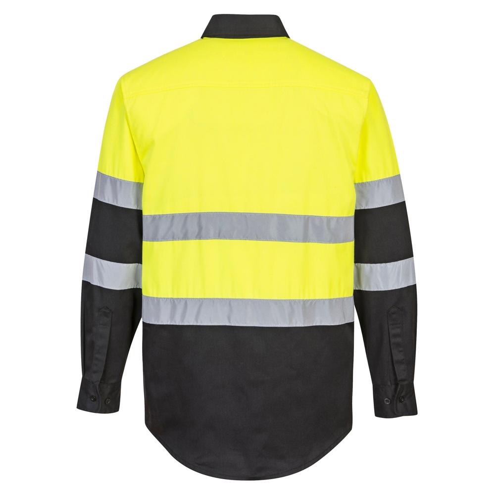 Portwest E066 - Two Tone ANSI Long Sleeve Work Shirt