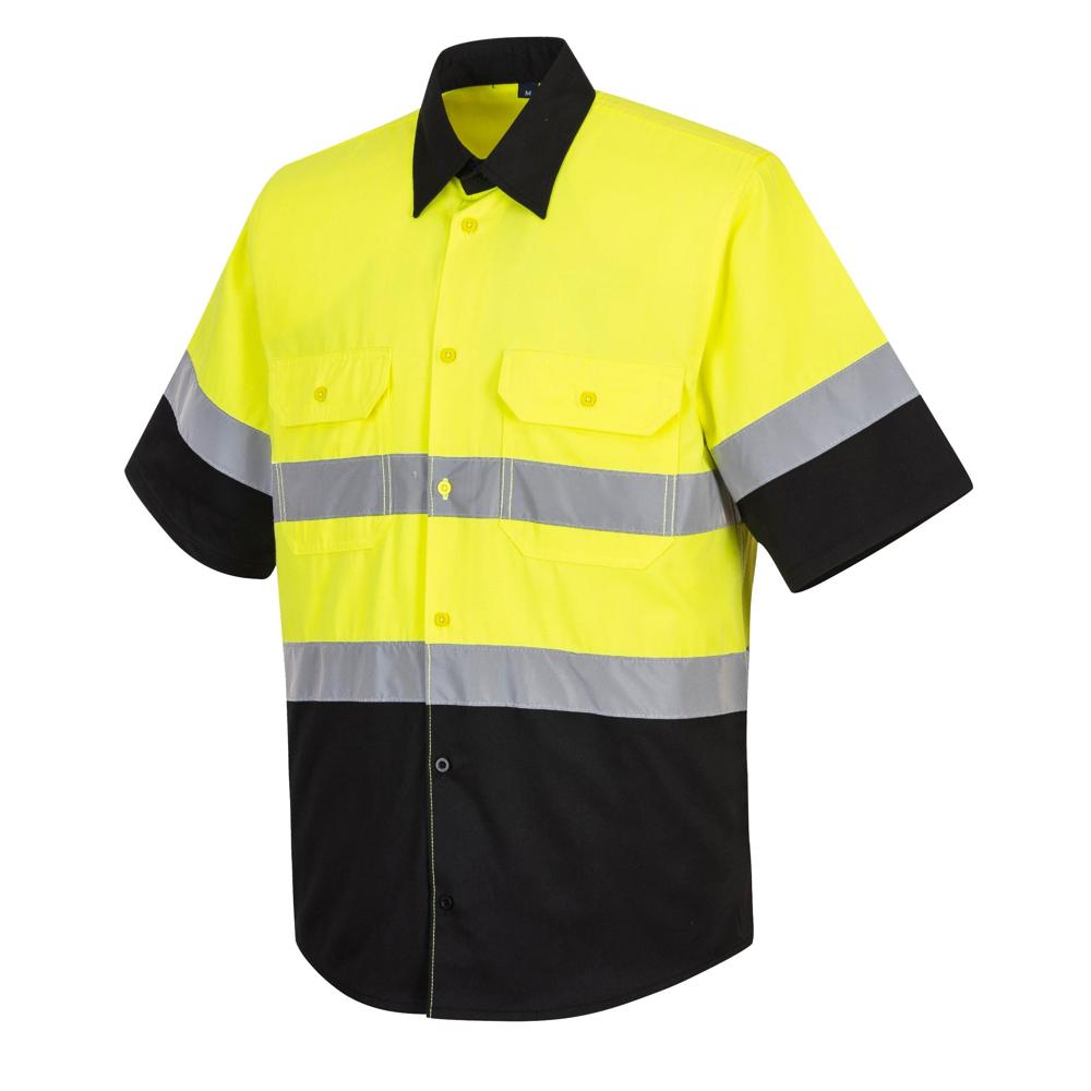 Portwest E067 - Two Tone Short Sleeve ANSI Work Shirt