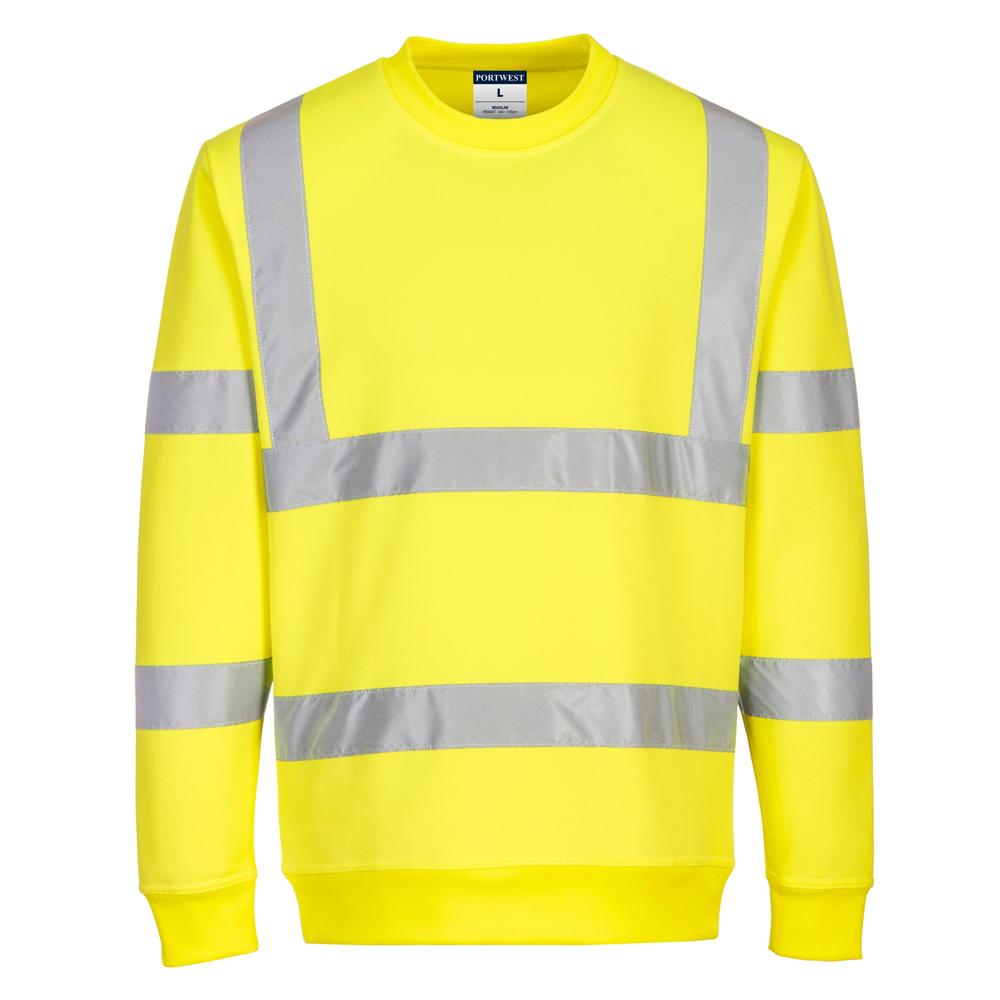 Portwest EC13 - Eco Hi-Vis Sweatshirt | All Security Equipment