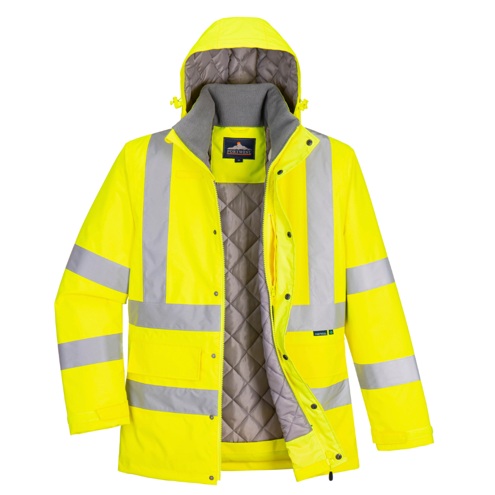 Portwest EC60 - Eco Hi-Vis Winter Jacket (Yellow)