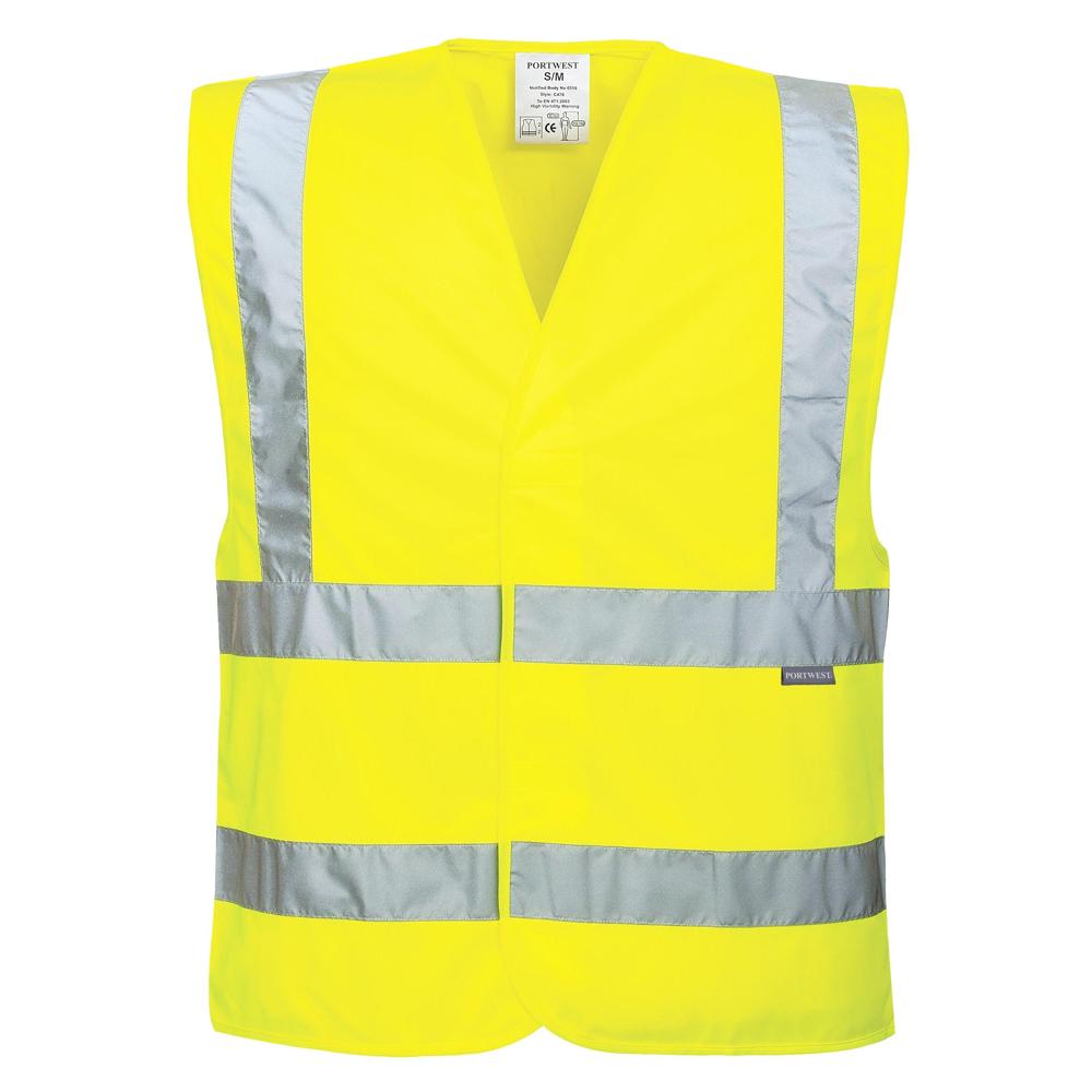 Portwest EC76 - Eco Hi-Vis Vest (10 Pack) | All Security Equipment