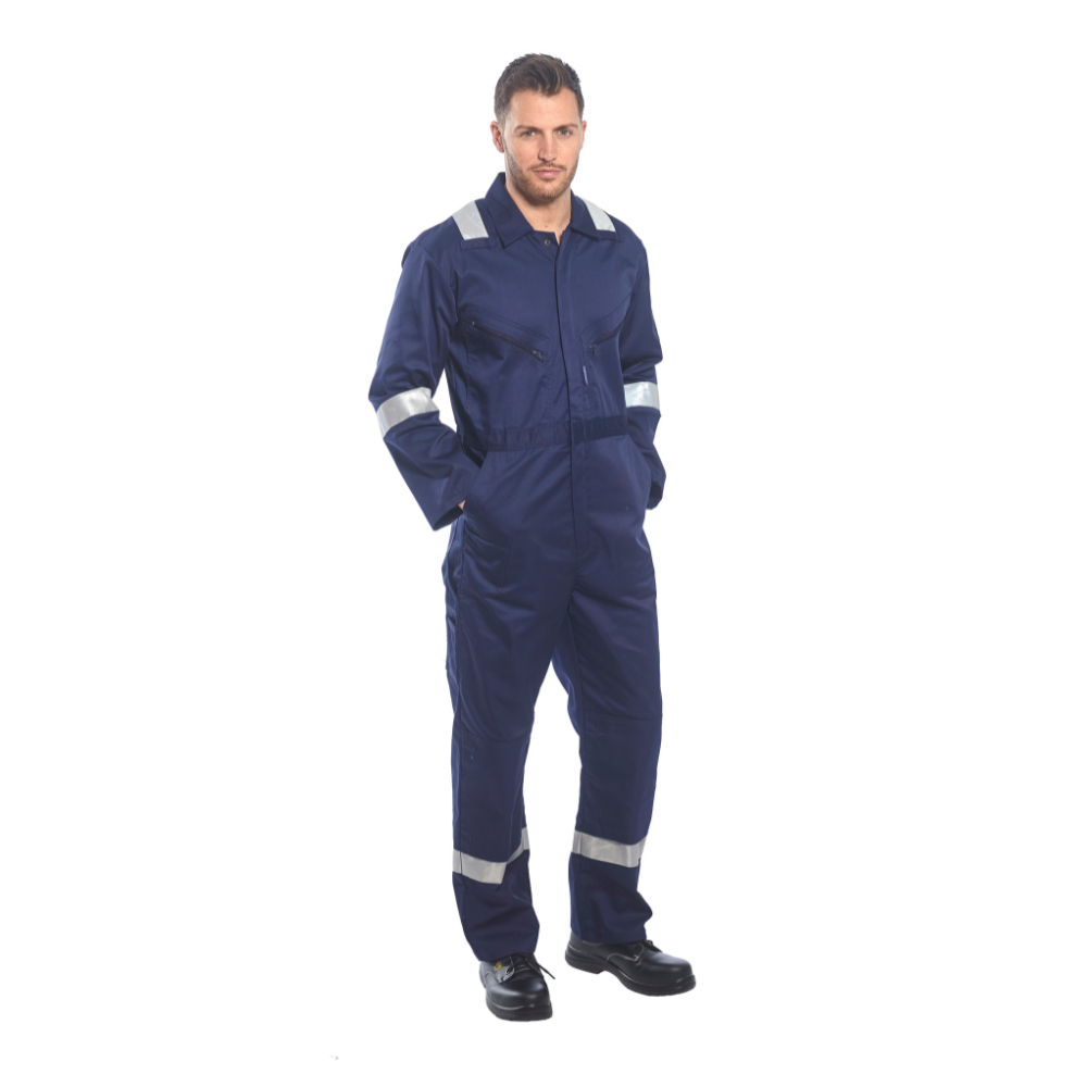 Portwest F813 - Iona Polycotton Coverall (Navy Blue)