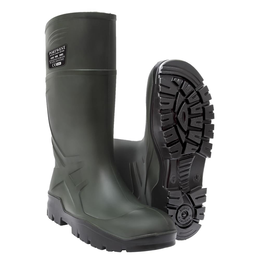 Portwest FD95 - PU Safety Wellington S5 CI FO (Green)