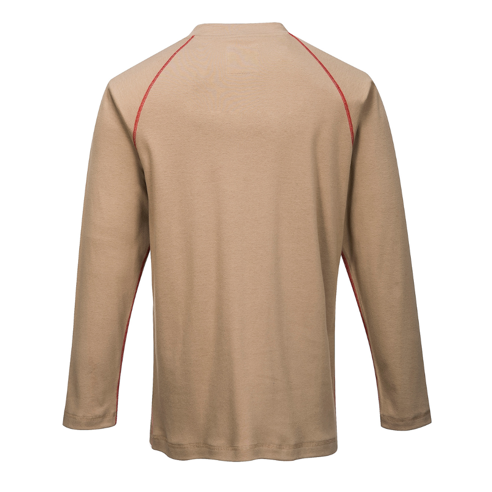 Portwest FR01 - Bizflame FR Crew Neck (Khaki) | All Security Equipment