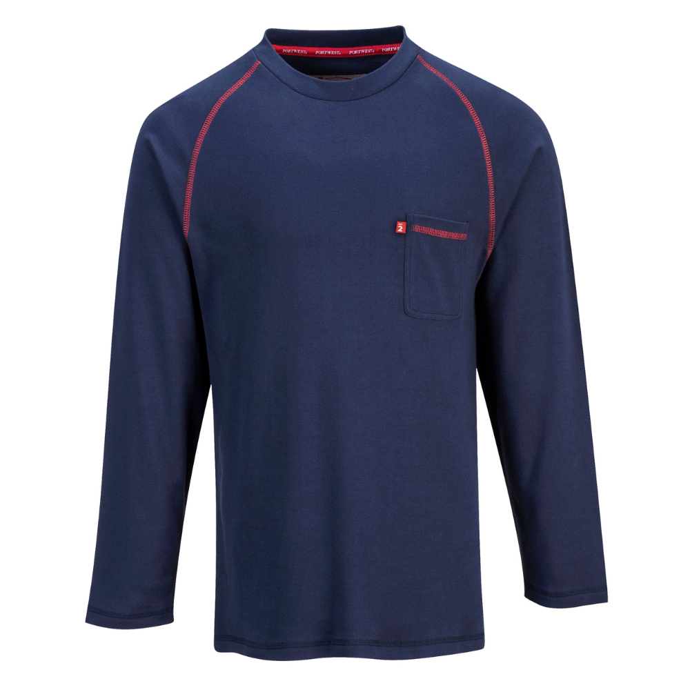 Portwest FR01 - Bizflame FR Crew Neck (Navy Blue)