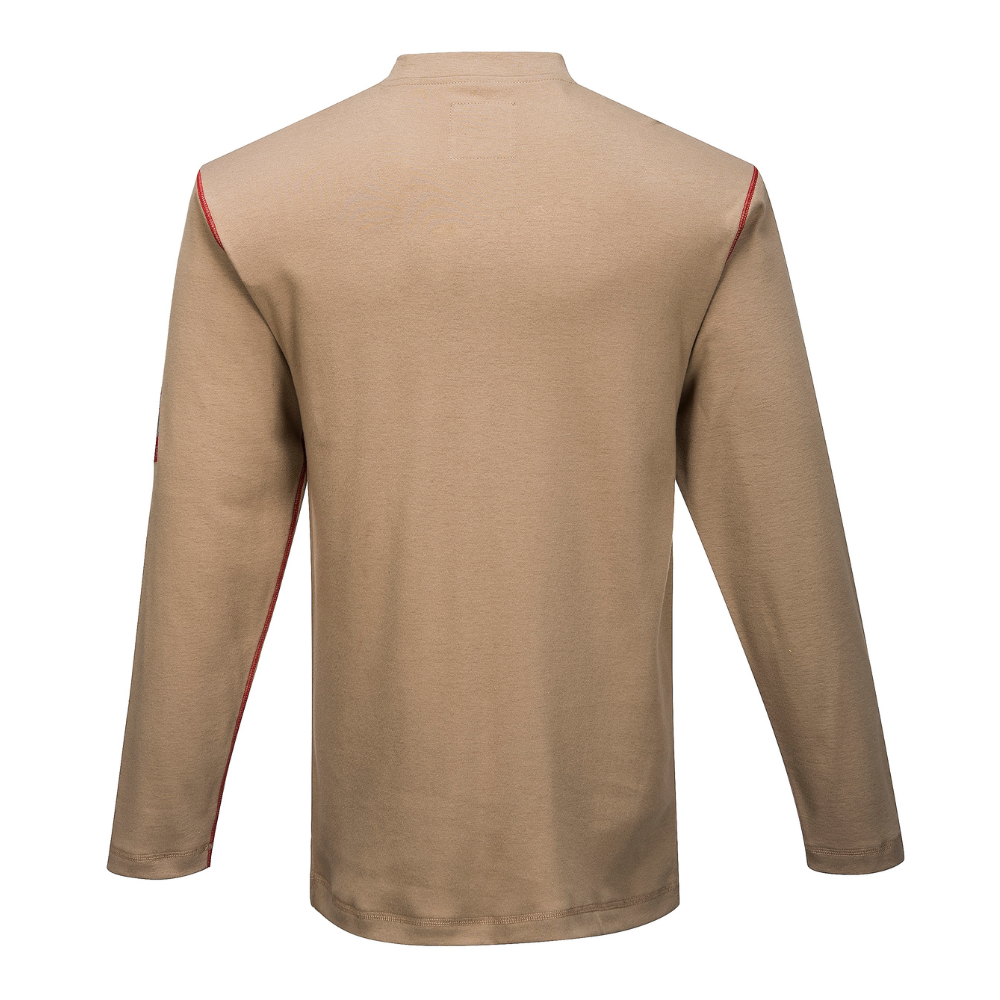 Portwest FR02 - Bizflame FR Henley (Khaki) | All Security Equipment