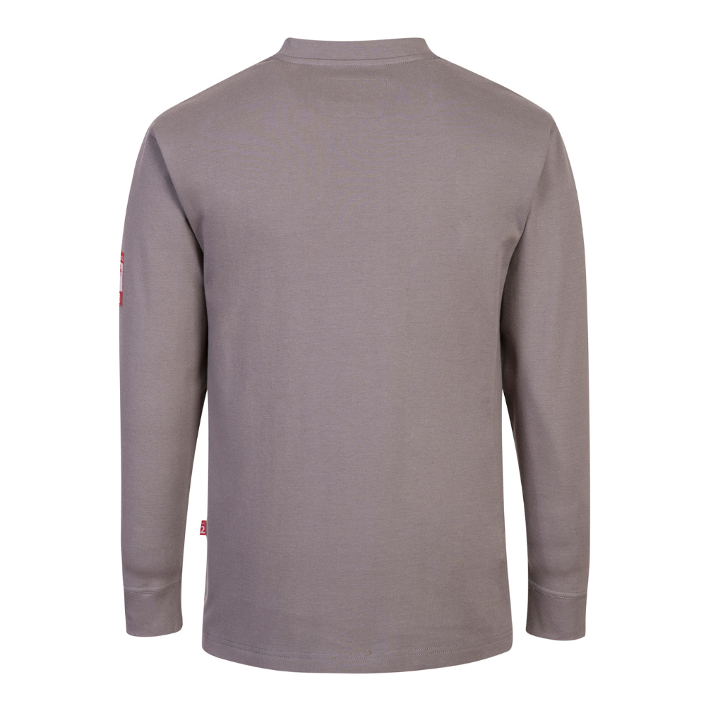 Portwest FR32 - FR Antistatic Henley (Gray) | All Security Equipment