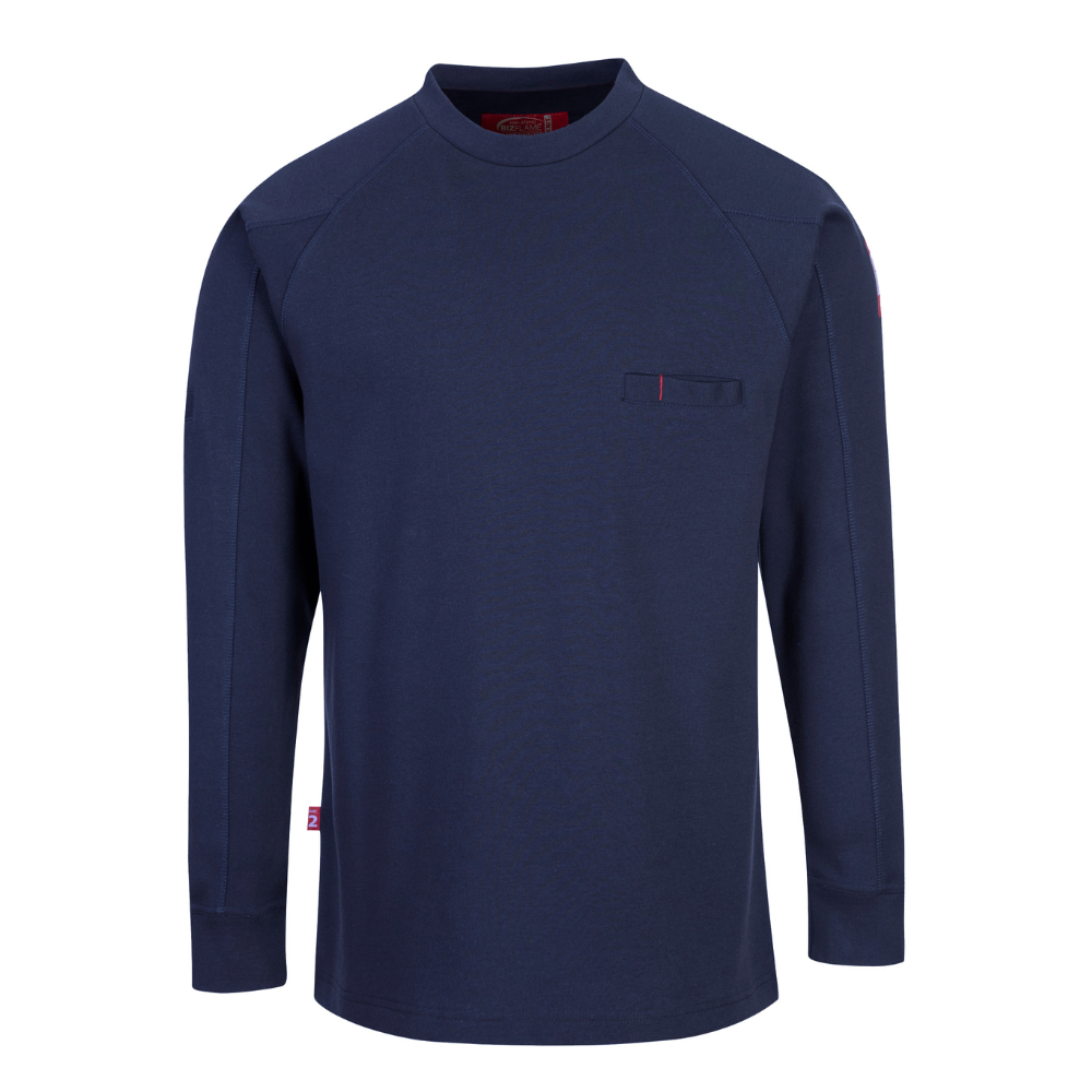 Portwest FR33 - FR Antistatic Crew Neck (Navy Blue)