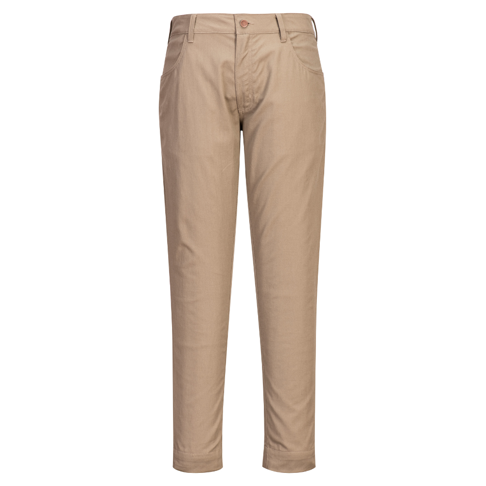 Portwest FR404 - FR Stretch Pants (Khaki) | All Security Equipment