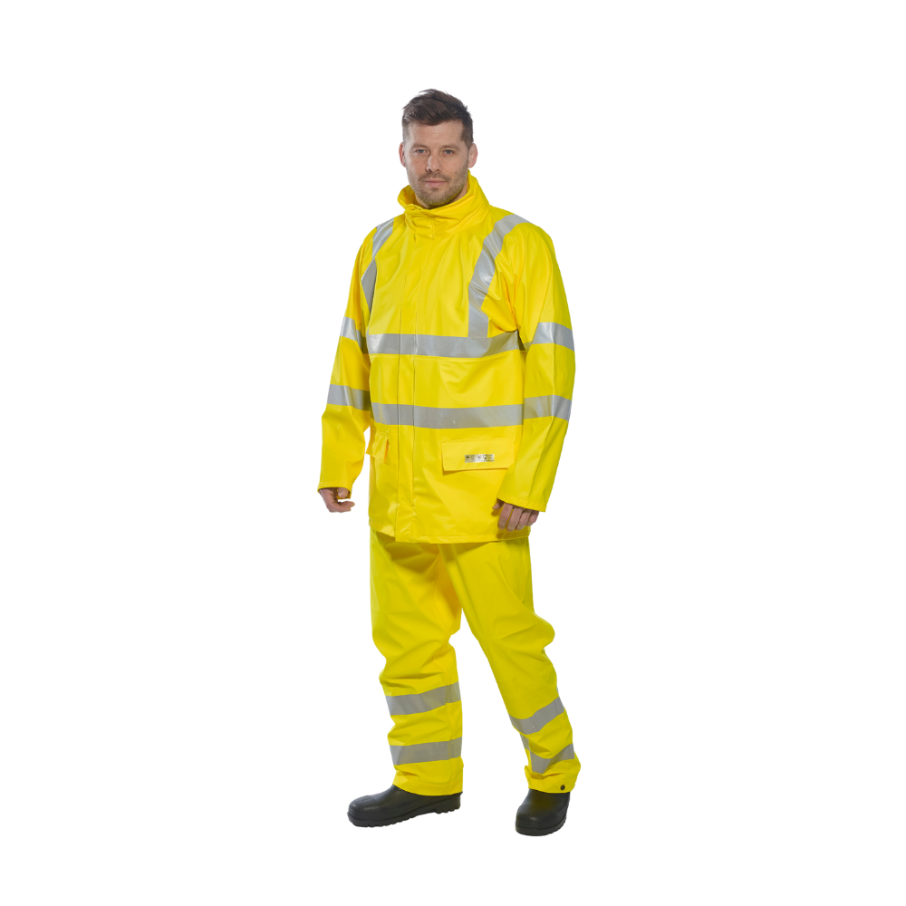 Portwest FR41 Sealtex Flame FR Hi-Vis Jacket (Yellow)