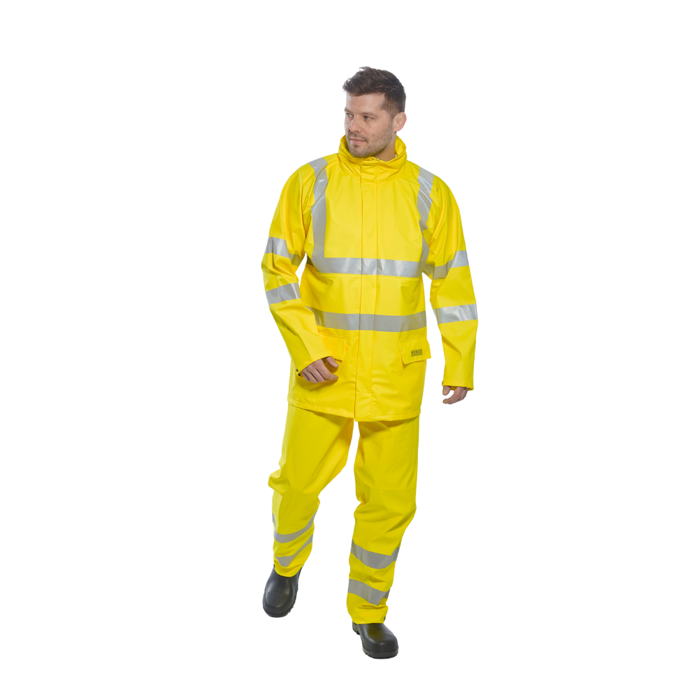 Portwest FR41 Sealtex Flame FR Hi-Vis Jacket (Yellow)