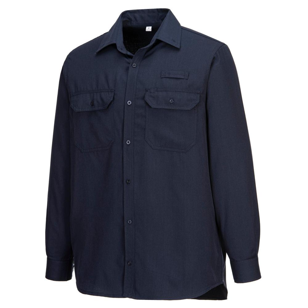 Portwest FR705 - Vented FR Shirt (Navy) | All Security Equipment