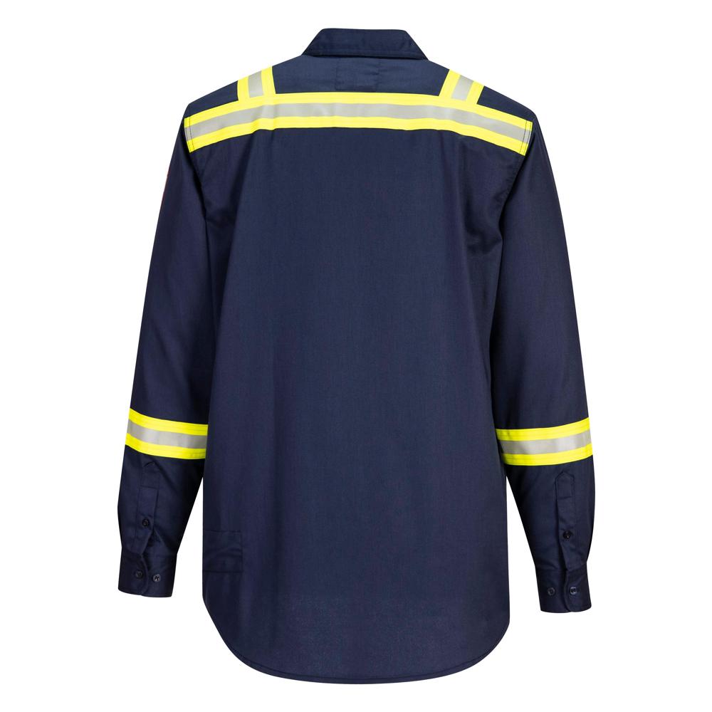 Portwest FR706 - Bizflame 88/12 FR Taped Shirt (Navy)