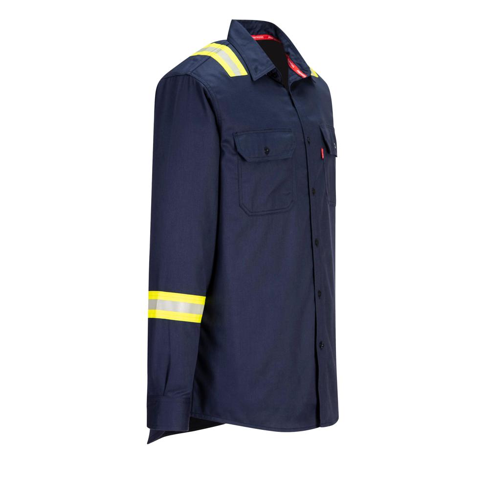 Portwest FR706 - Bizflame 88/12 FR Taped Shirt (Navy)